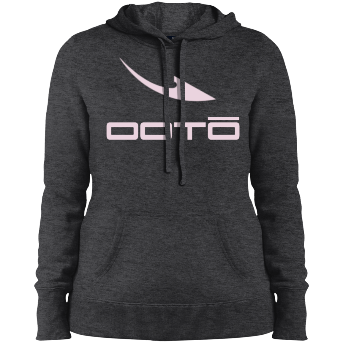 OOTO - DASH EN POWDER PINK - LST254 Ladies' Pullover Hooded Sweatshirt - 5 COLORS -