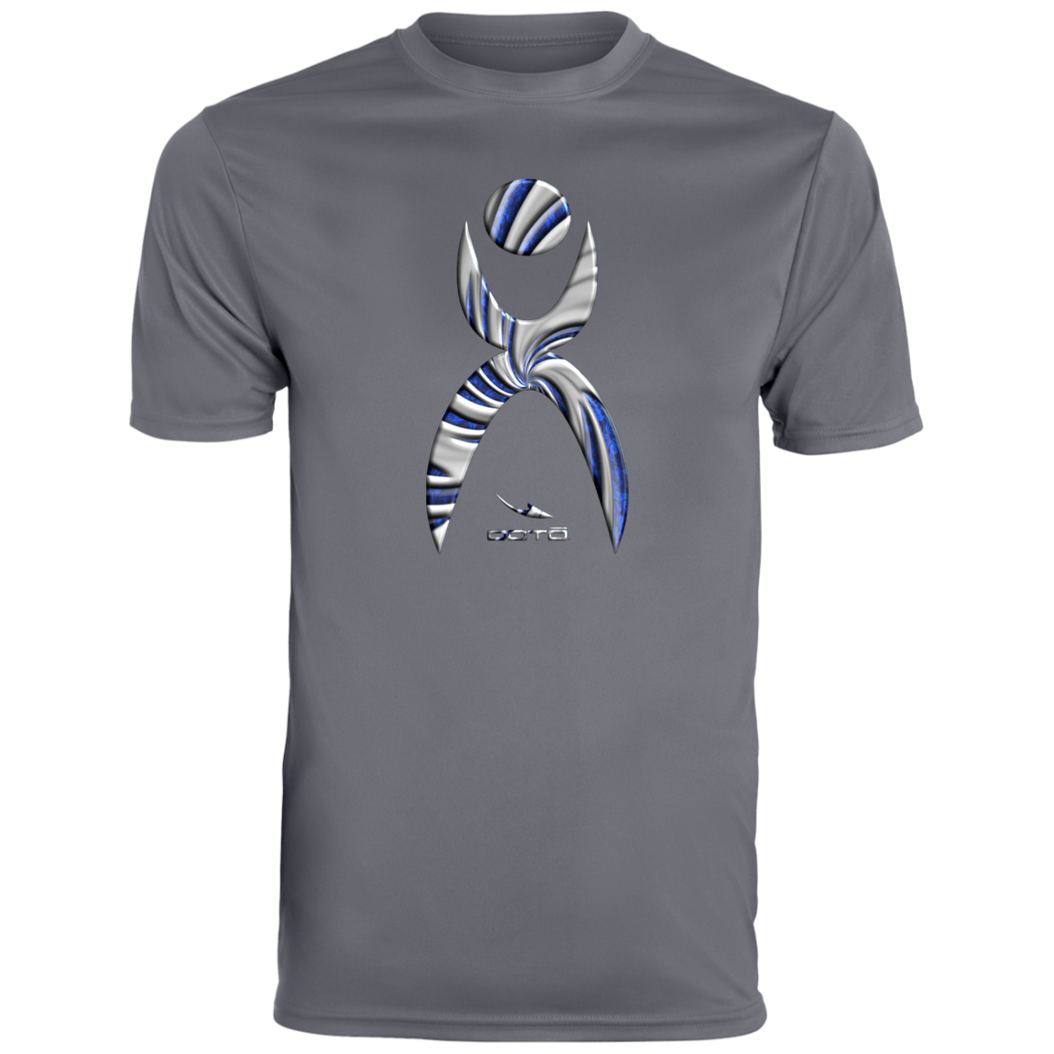 OOTO - GLYPHIC EN DEEP BLUE WITH NEW GALLACTIC FENCE - 791 Youth Moisture-Wicking Tee - 6 COLORS -