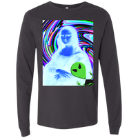 Thumbnail for 'AL' PHOTOBOMBS MONA - 3501 Men's Jersey LS T-Shirt - 4 COLORS -