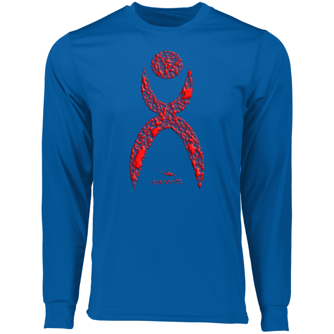 GLYPHIC EN HALTED PHASE RED - 788 Long Sleeve Moisture-Wicking Tee - 6 COLORS -