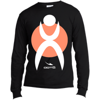 Thumbnail for GLYPHIC EN WHITE OVER NPD ORANGE CIRCLE - USA100LS Long Sleeve - 2 COLORS -