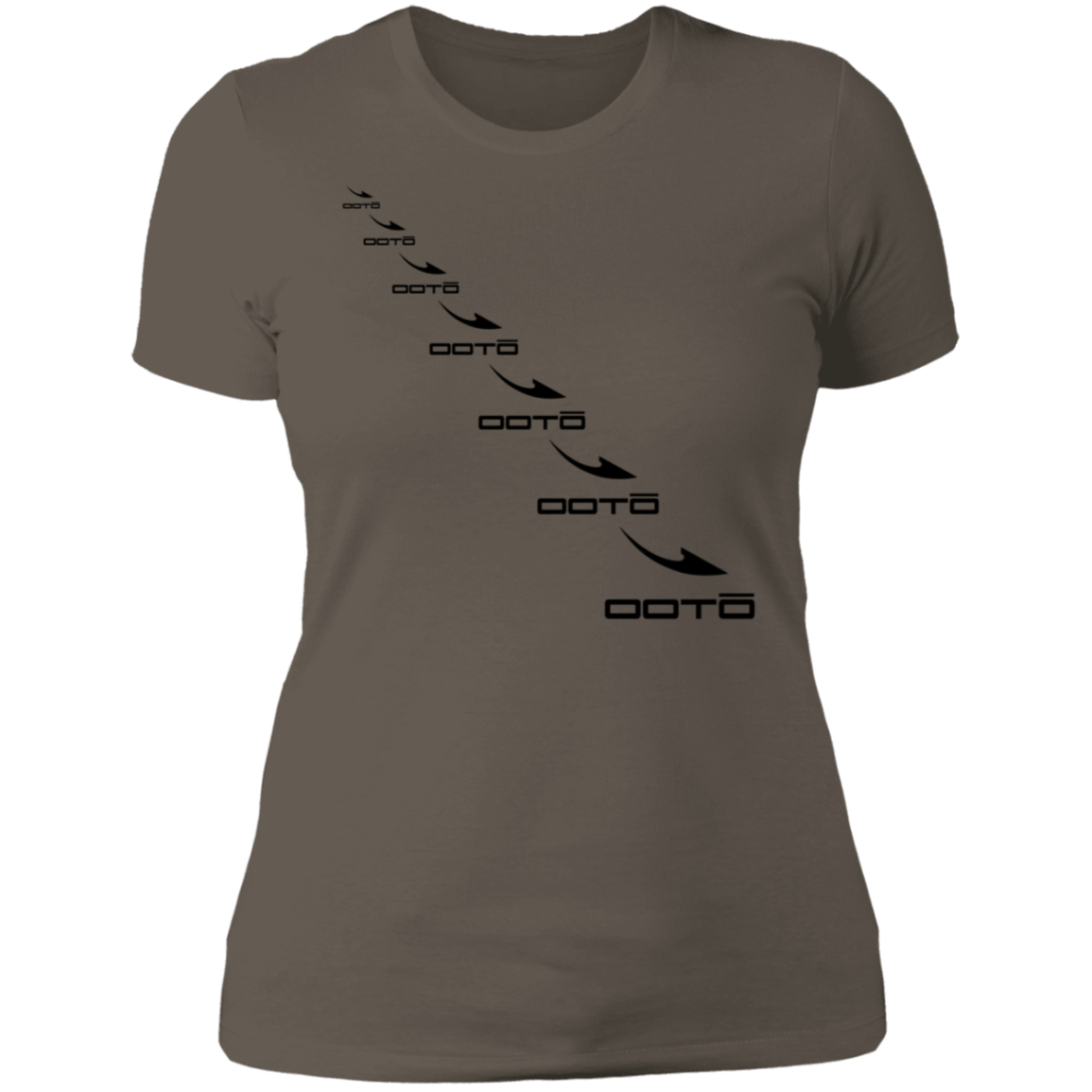 DASH EN BLACK DESCENDING - NL3900 Ladies' Boyfriend T-Shirt - 7 COLORS -