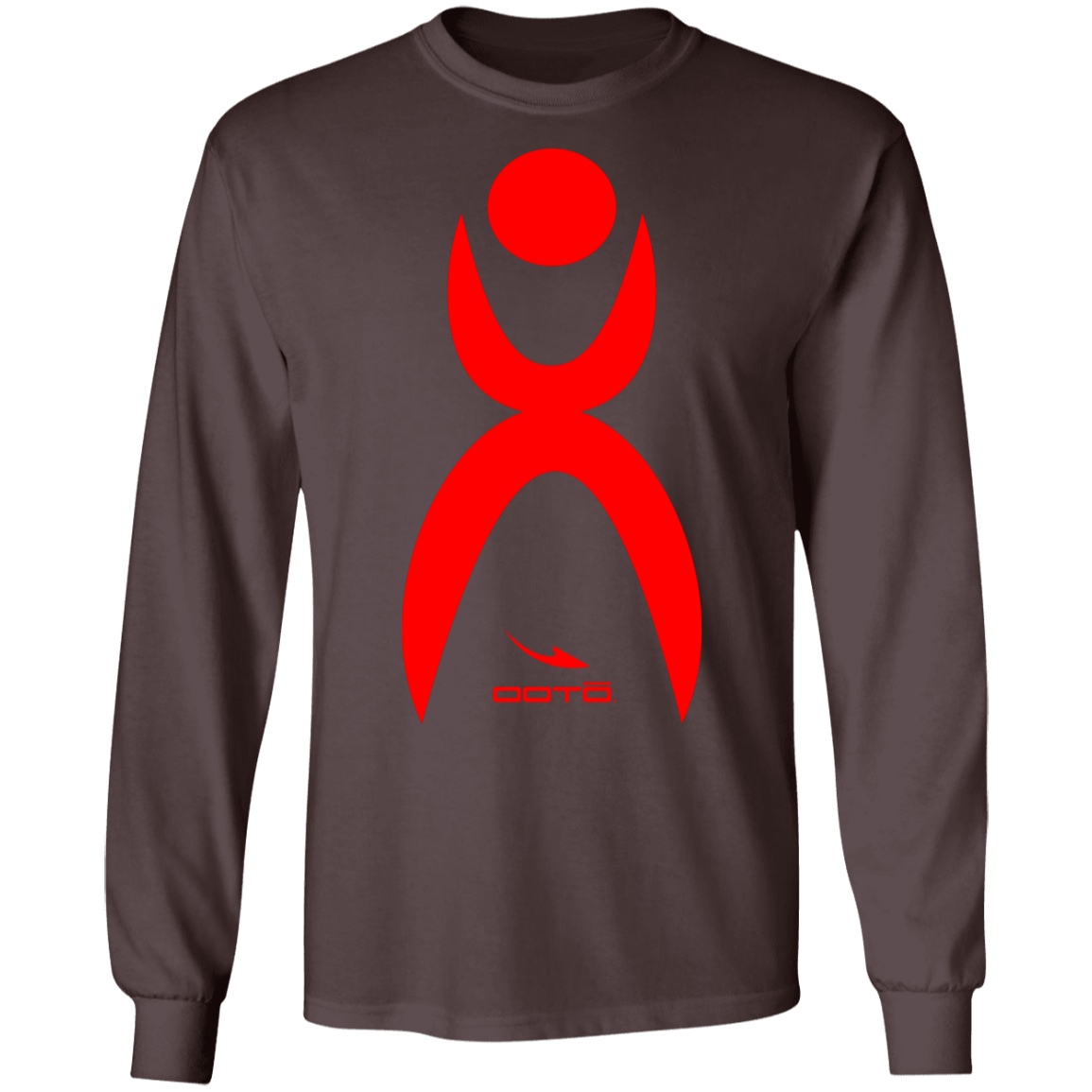 GLYPHIC EN RED - G240 LS Ultra Cotton T-Shirt - 10 COLORS -