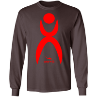 Thumbnail for GLYPHIC EN RED - G240 LS Ultra Cotton T-Shirt - 10 COLORS -