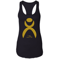 Thumbnail for GLYPHIC EN GOLD - 3D PRINT - NL1533 Ladies Ideal Racerback Tank - 1 COLOR -