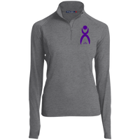 Thumbnail for OOTO - GLYPHIC EN PURPLE - LST850 Women's 1/2 Zip Performance Pullover - 3 COLORS -