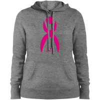 Thumbnail for OOTO - GLYPHIC EN NEON PINK - LST254 Ladies' Pullover Hooded Sweatshirt - 5 COLORS -