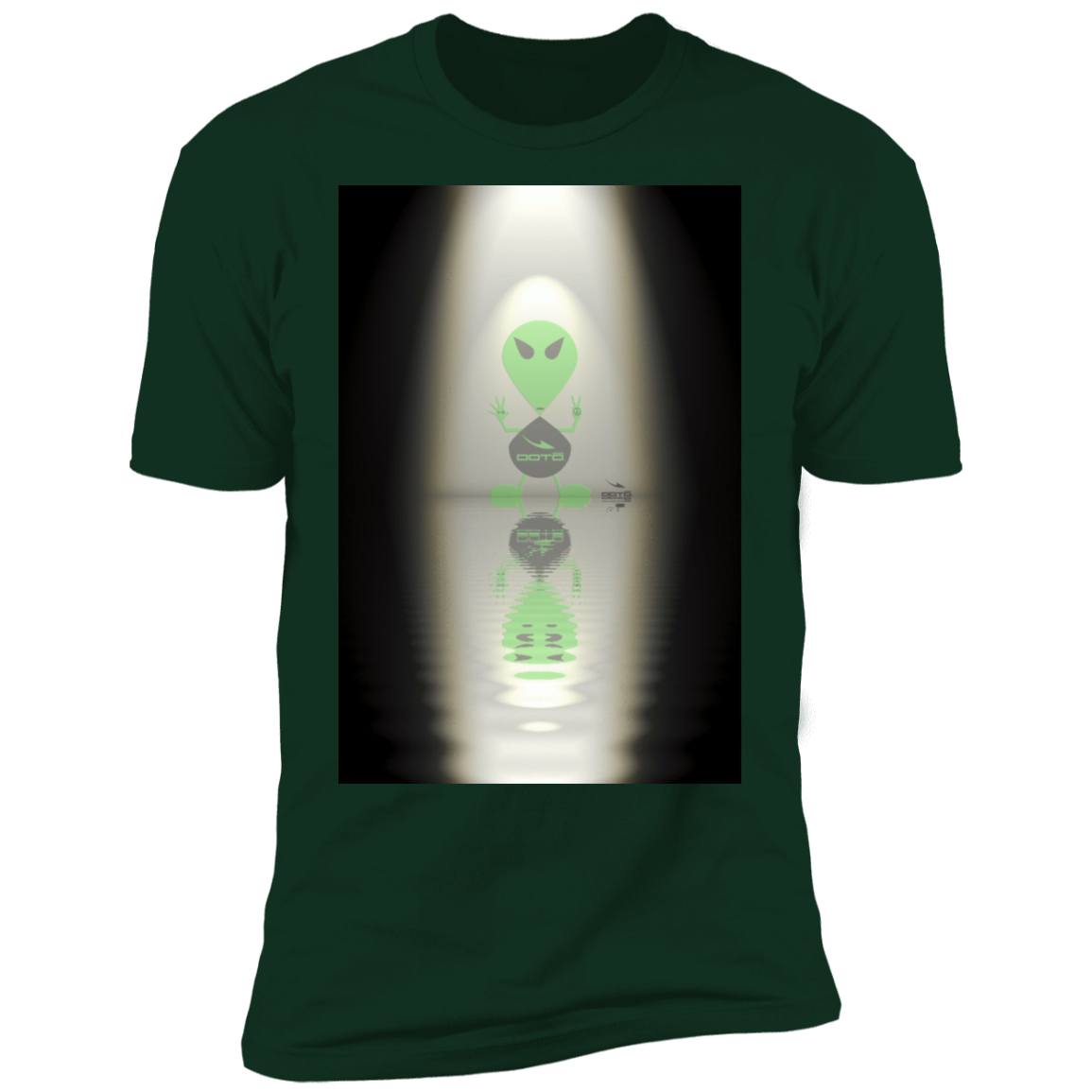 'AL' BEAMING DOWN - REFLECTIVE - NL3600 Premium Short Sleeve T-Shirt - 4 COLORS -