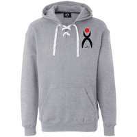 Thumbnail for OOTO - GLYPHIC EN BLACK AND RED - JA8830 Heavyweight Sport Lace Hoodie - 3 COLORS -