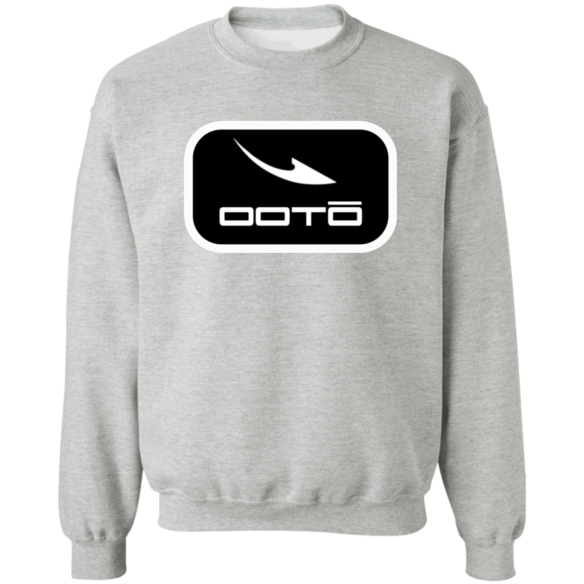 OOTO - DASH EN  WHITE - G180 Crewneck Pullover Sweatshirt - 9 COLORS -