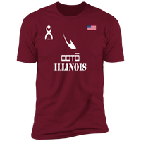 Thumbnail for OOTO - ILLINOIS - Z61x Premium Short Sleeve Tee - 9 COLORS -