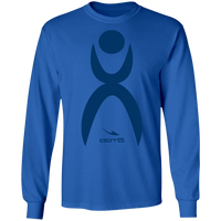 Thumbnail for GLYPHIC EN BLUE - G240 LS Ultra Cotton T-Shirt - 10 COLORS -