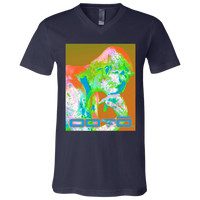 Thumbnail for RODINS THE THINKER X OOTO EN PASTEL - 3005 Unisex Jersey SS V-Neck T-Shirt - 4 COLORS -