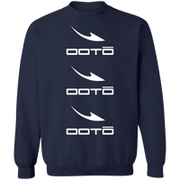 Thumbnail for OOTO - DASH EN  WHITE X 3 - G180 Crewneck Pullover Sweatshirt - 7 COLORS -