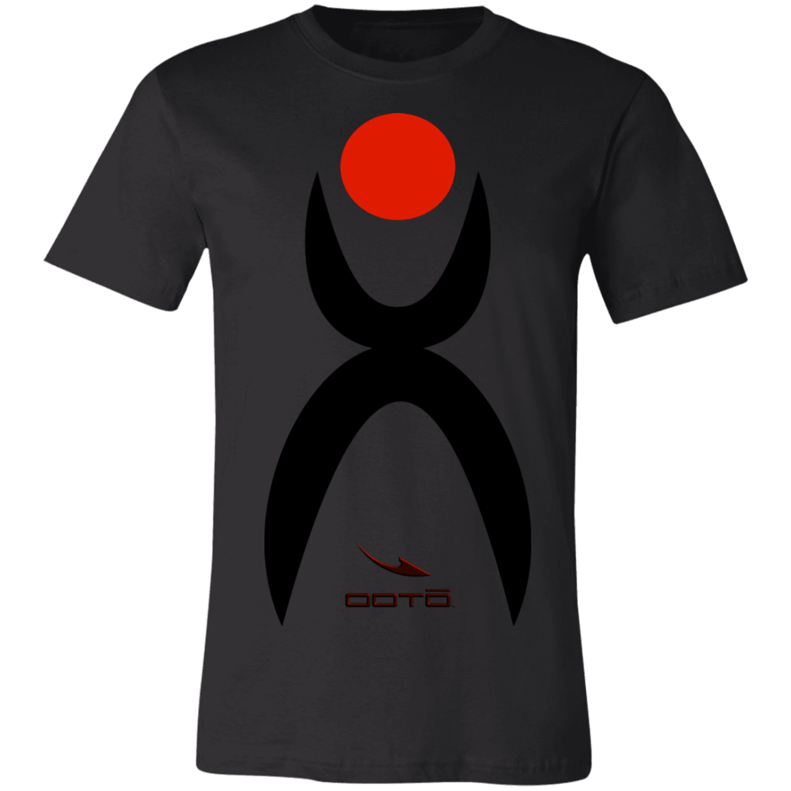 GLYPHIC EN BLACK AND RED - 3001C Unisex Jersey Short-Sleeve T-Shirt - 10 COLORS -