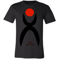 Thumbnail for GLYPHIC EN BLACK AND RED - 3001C Unisex Jersey Short-Sleeve T-Shirt - 10 COLORS -