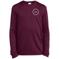 Thumbnail for OOTO - DASH EN WHITE - YST350LS Youth Long Sleeve Performance Tee - 5 COLORS -