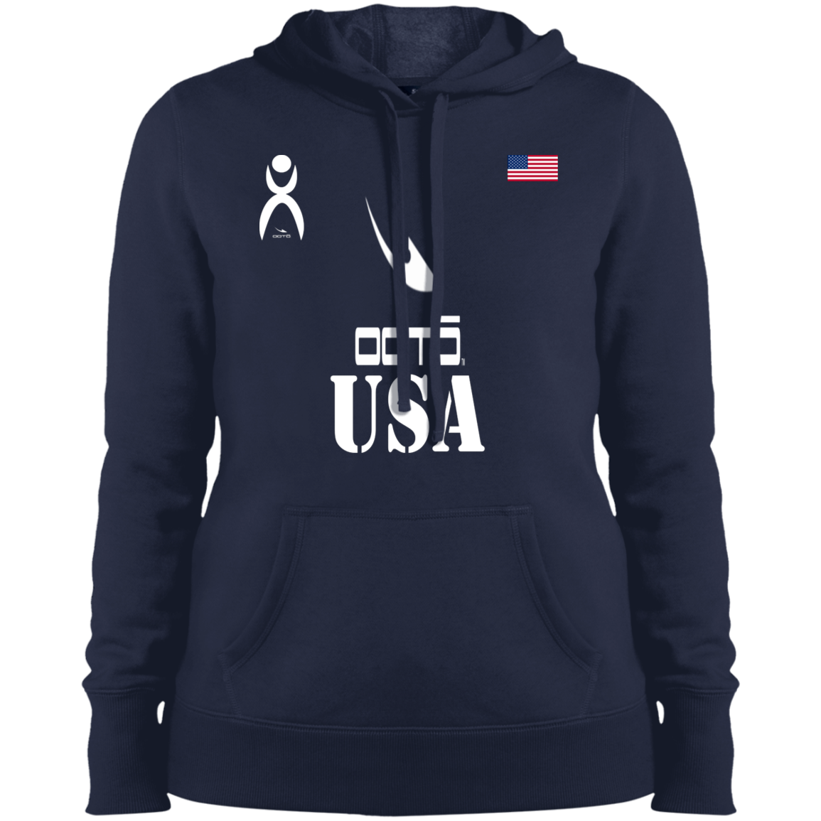 OOTO - USA - LST254 Ladies' Pullover Hooded Sweatshirt - 4 COLORS -