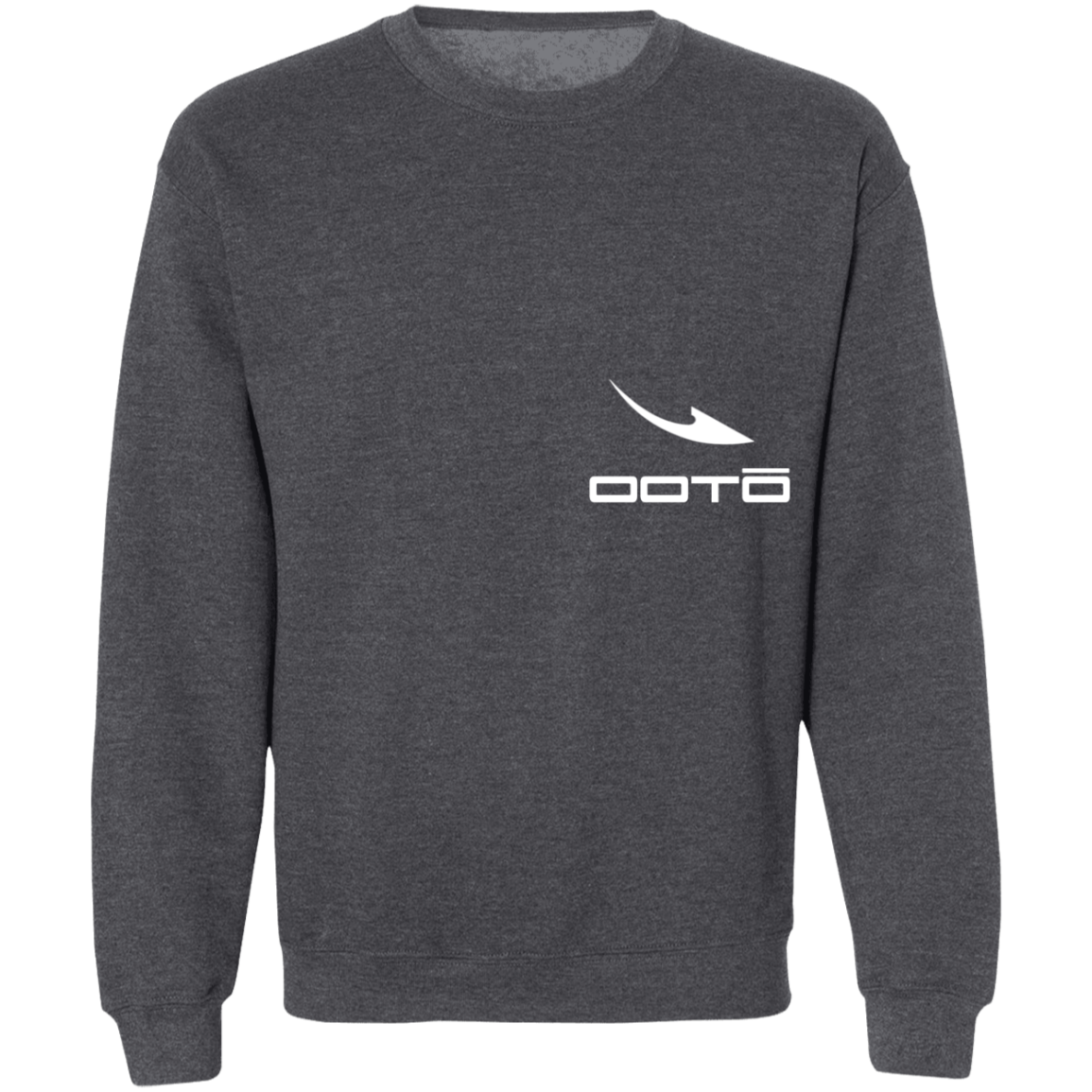 OOTO - DASH EN WHITE Small low left Z65 Crewneck Pullover Sweatshirt - 7 COLORS -