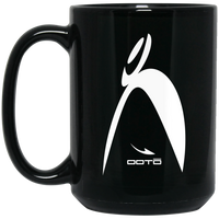 Thumbnail for OOTO - BIG STEPPIN GLYPHIC EN WHITE - BM15OZ 15 oz. Black Mug - 1 COLOR -