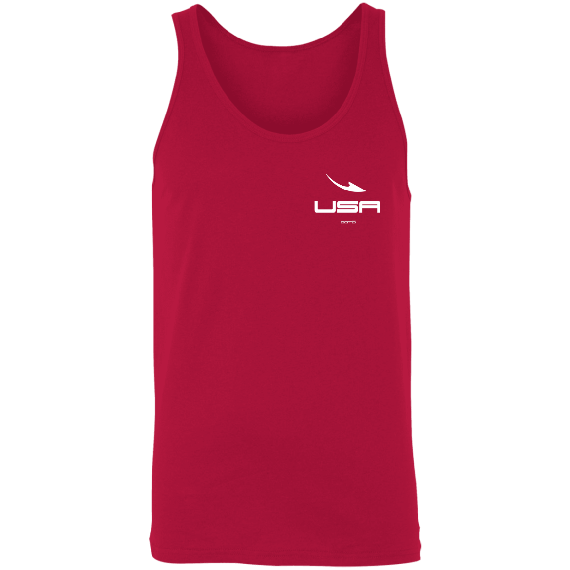 USA OOTO DASH EN WHITE - 3480 Unisex Tank - 8 COLORS -