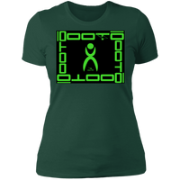 Thumbnail for GLYPHIC EN LIME FRAMED - NL3900 Ladies' Boyfriend T-Shirt - 6 COLORS -