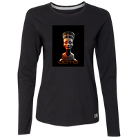 Thumbnail for NEFERTITI X ANCIENT ARTIST UNKNOWN X OOTO - 64LTTX Ladies’ Essential Dri-Power Long Sleeve Tee - 2 COLORS -