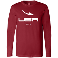 Thumbnail for USA OOTO DASH EN WHITE - 3501 Men's Jersey LS T-Shirt - 5 COLORS -