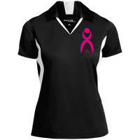 Thumbnail for OOTO - GLYPHIC EN NEON PINK - LST655 Ladies' Colorblock Performance Polo - 4 COLORS -