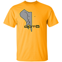 Thumbnail for OOTO - HERD OF 1  - DASH N  YELLOW GLOW  - G500B Youth 5.3 oz 100% Cotton T-Shirt - 11 COLORS -