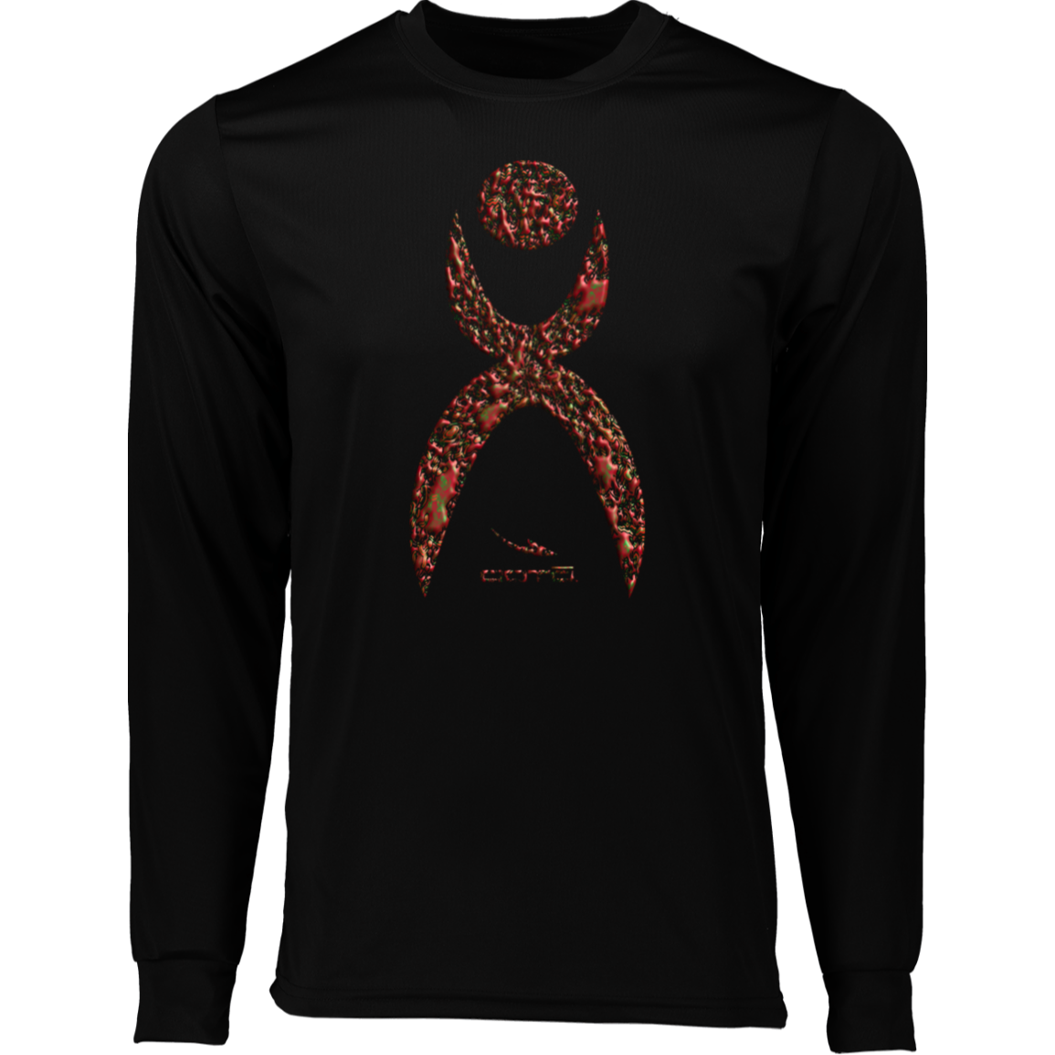 GLYPHIC EN HALTED PHASE - 788 Long Sleeve Moisture-Wicking Tee - 4 COLORS -