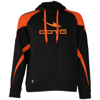 Thumbnail for OOTO - DASH EN ORANGE - 229546 Athletic Colorblock Fleece Hoodie - 2 COLORS -