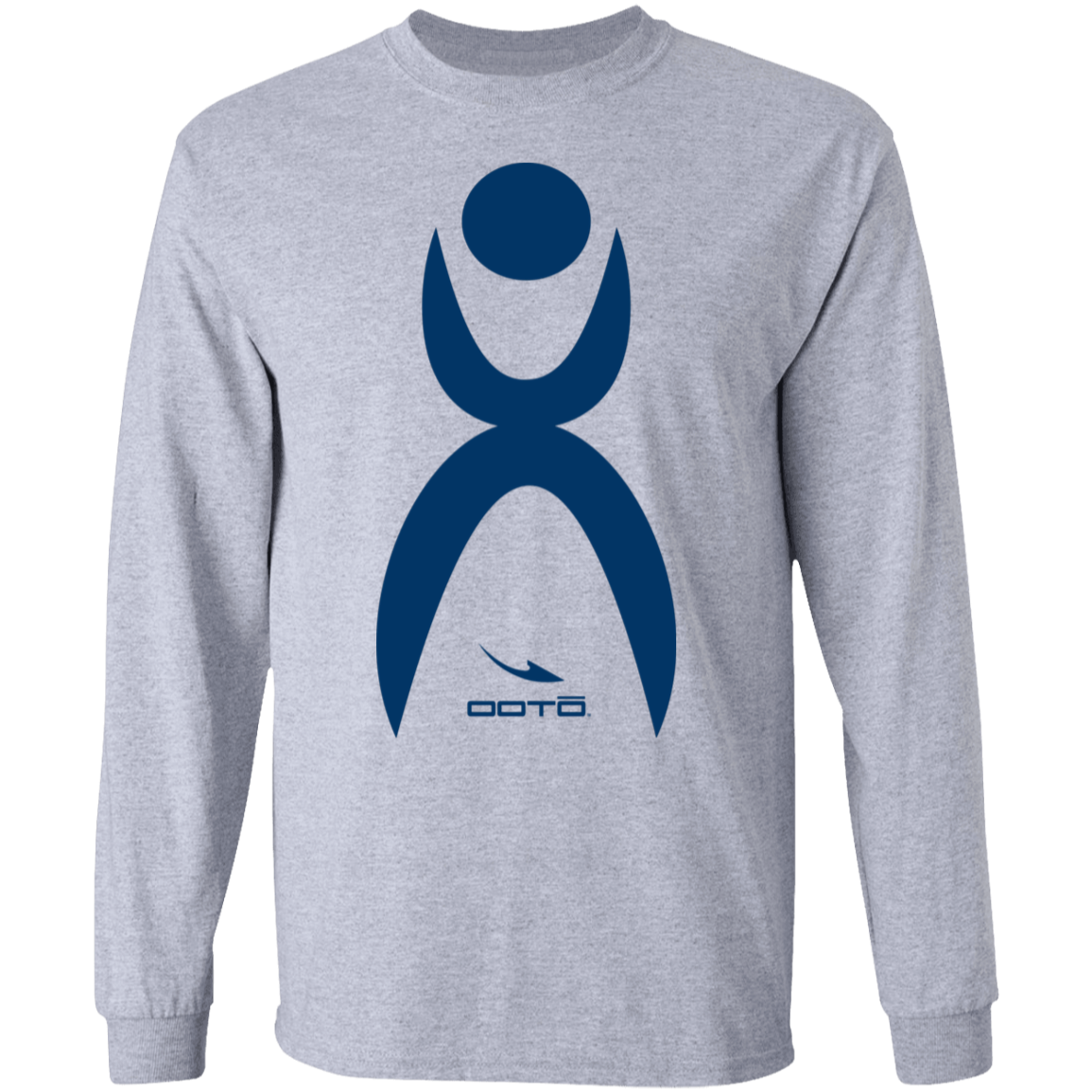 GLYPHIC EN BLUE - G240 LS Ultra Cotton T-Shirt - 10 COLORS -