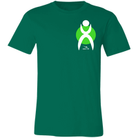 Thumbnail for GLYPHIC EN WHITE OVER LIME CIRCLE - 3001C Unisex Jersey Short-Sleeve T-Shirt - 3 COLORS -