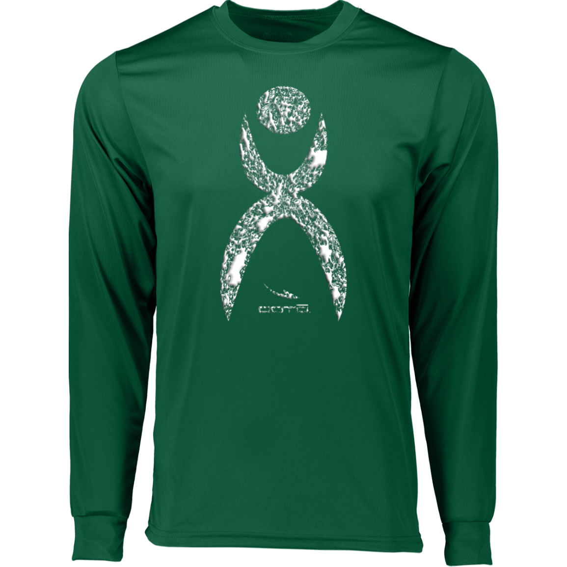 GLYPHIC EN HALTED PHASE WHITE - 788 Long Sleeve Moisture-Wicking Tee - 5 COLORS -