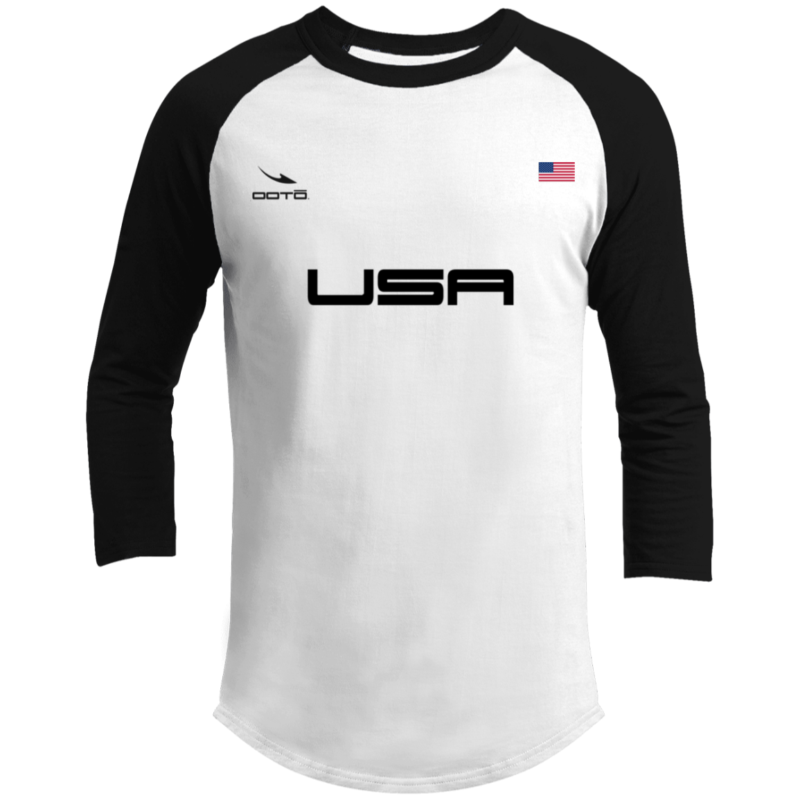 USA OOTO - T200 3/4 Raglan Sleeve Shirt - 4 COLORS -