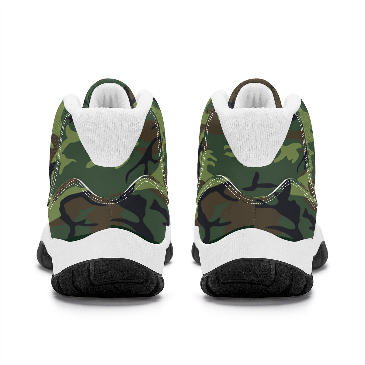 OOTO - FULL COURT CAMO - High Top Air Retro Sneakers - 1 CAMO COLOR -