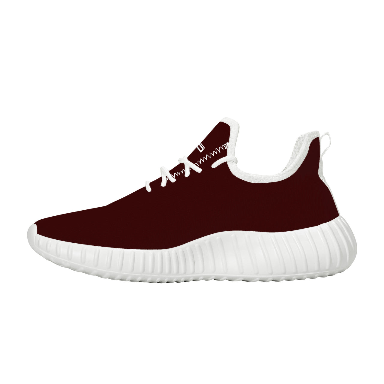 OOTO - Mesh Knit Sneakers -  DEEP RED - White soles - 1 COLOR -