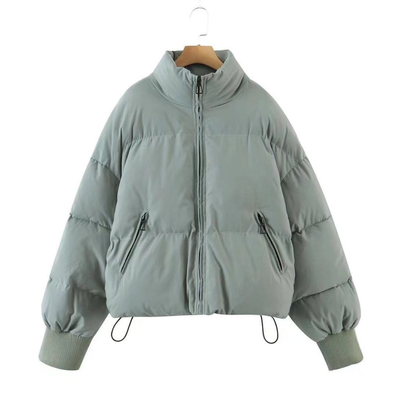 Casual all-match stand collar bread jacket Puffer Coat - K - 7 COLORS -