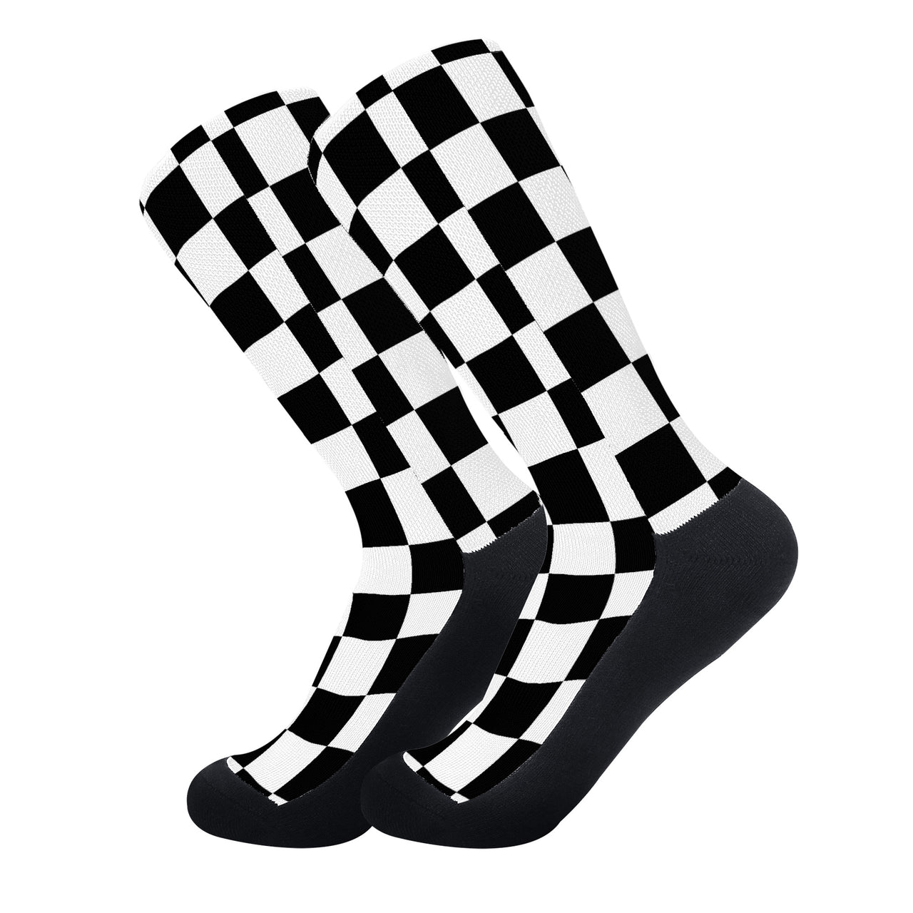 OOTO - CHECKERED - D45 Crew Socks - 2 SIZES -