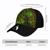 Thumbnail for OOTO - D4 / BIG STEPPIN GLYPHIC EN WHITE - HC_T9 Curved Brim Baseball Cap - 1 COLOR -