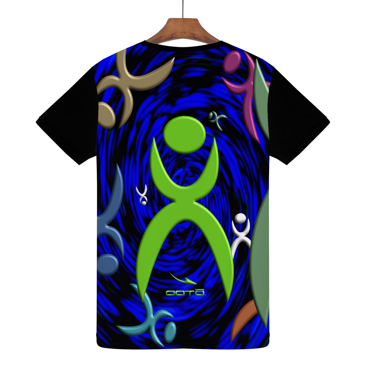 GLYPHIC EN DIMENSIONAL GRASP - D61 Men's All Over Print T-Shirt - 1 COLOR -