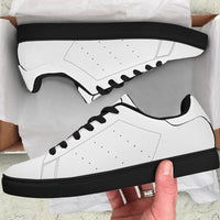 Thumbnail for OOTO - SIMPLE CLASSIC B & W - Boarding shoes -  D27 Low-Top Synthetic Leather Sneakers - Black soles - 1 COLOR -