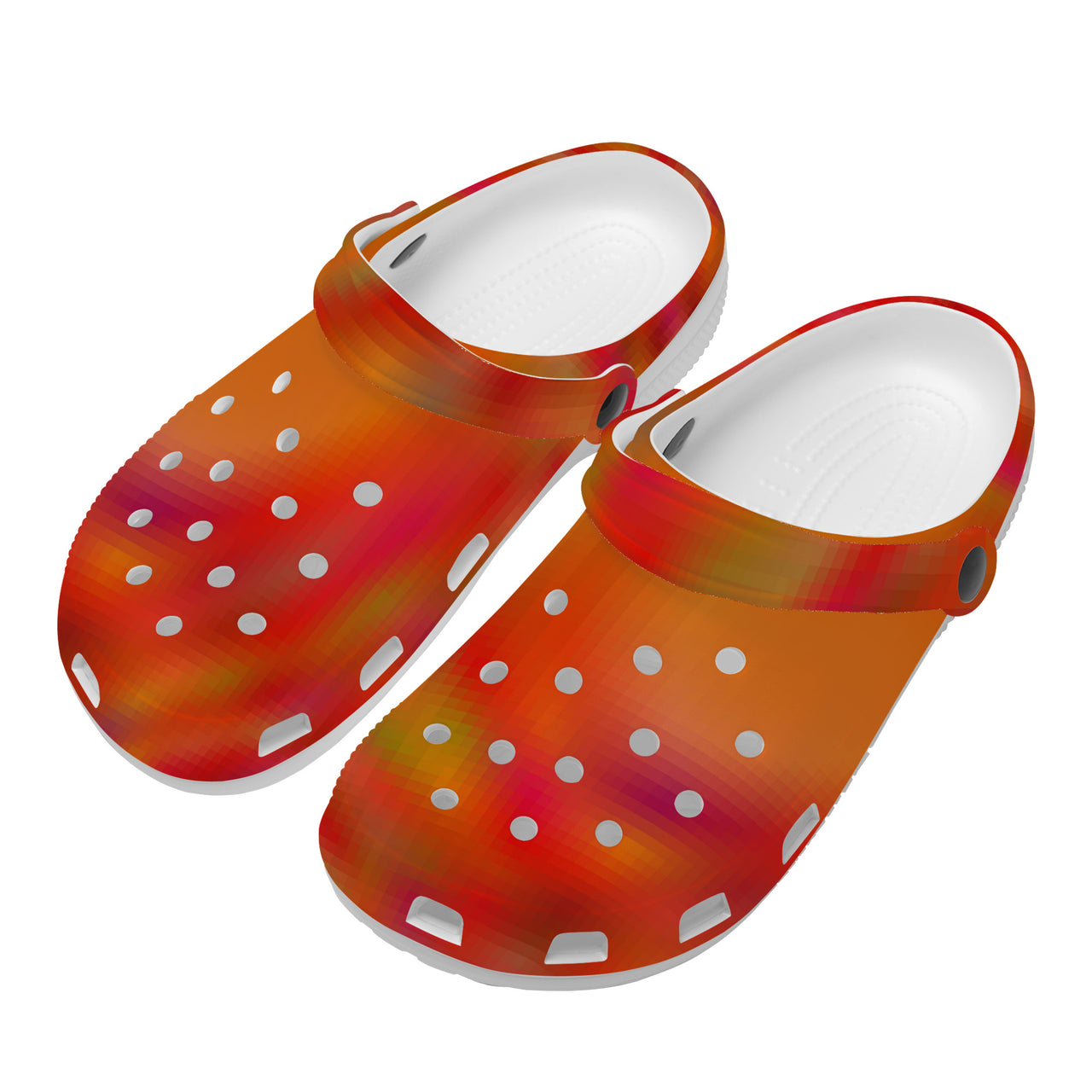 OOTO - DIGITIZED IMPRESSION SUN - SF_S48_- with pivoting heel strap - Crocs Clogs -