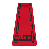 Thumbnail for OOTO - Yoga Mat - Black frame on bright red