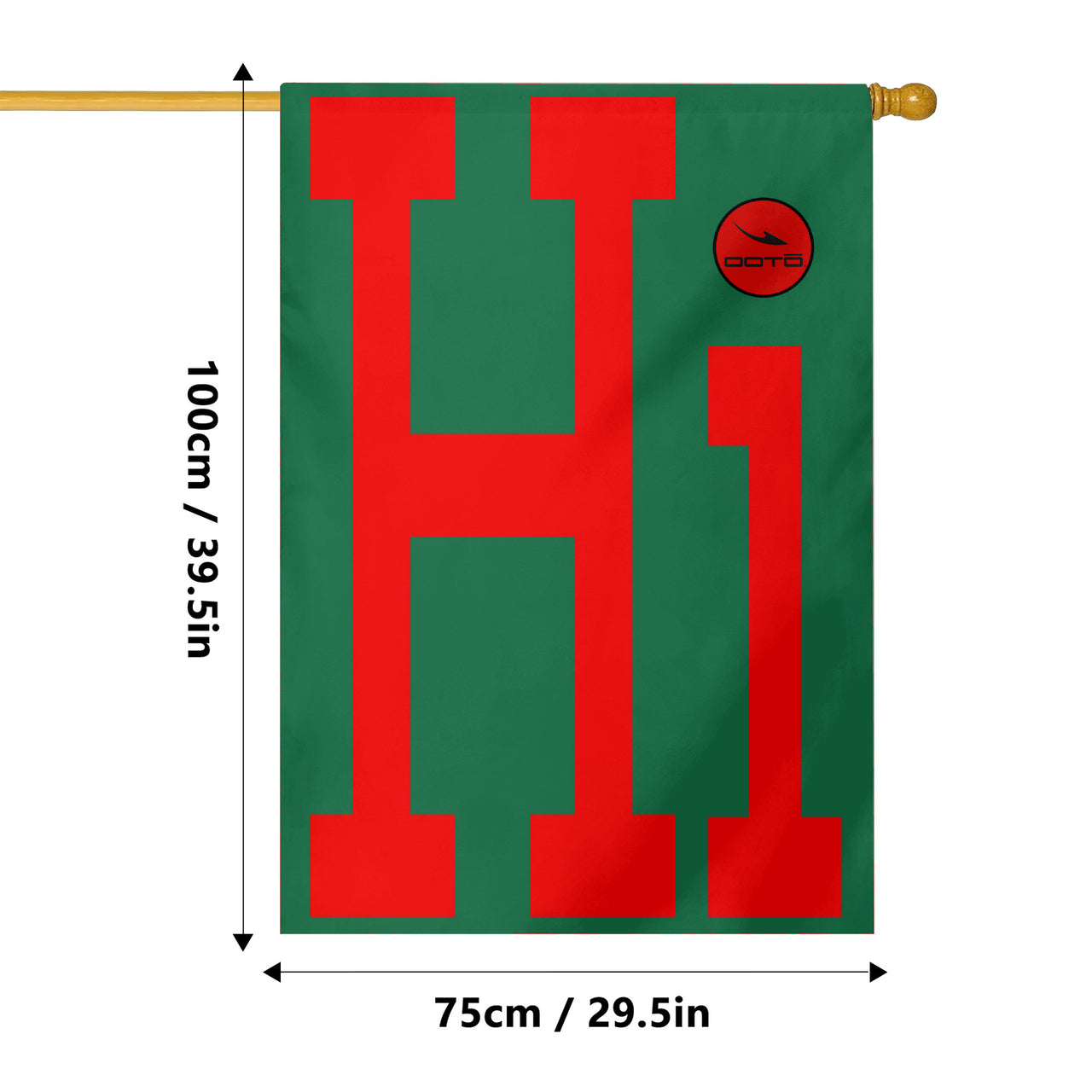 OOTO - KTL Garden Flag - Hi -