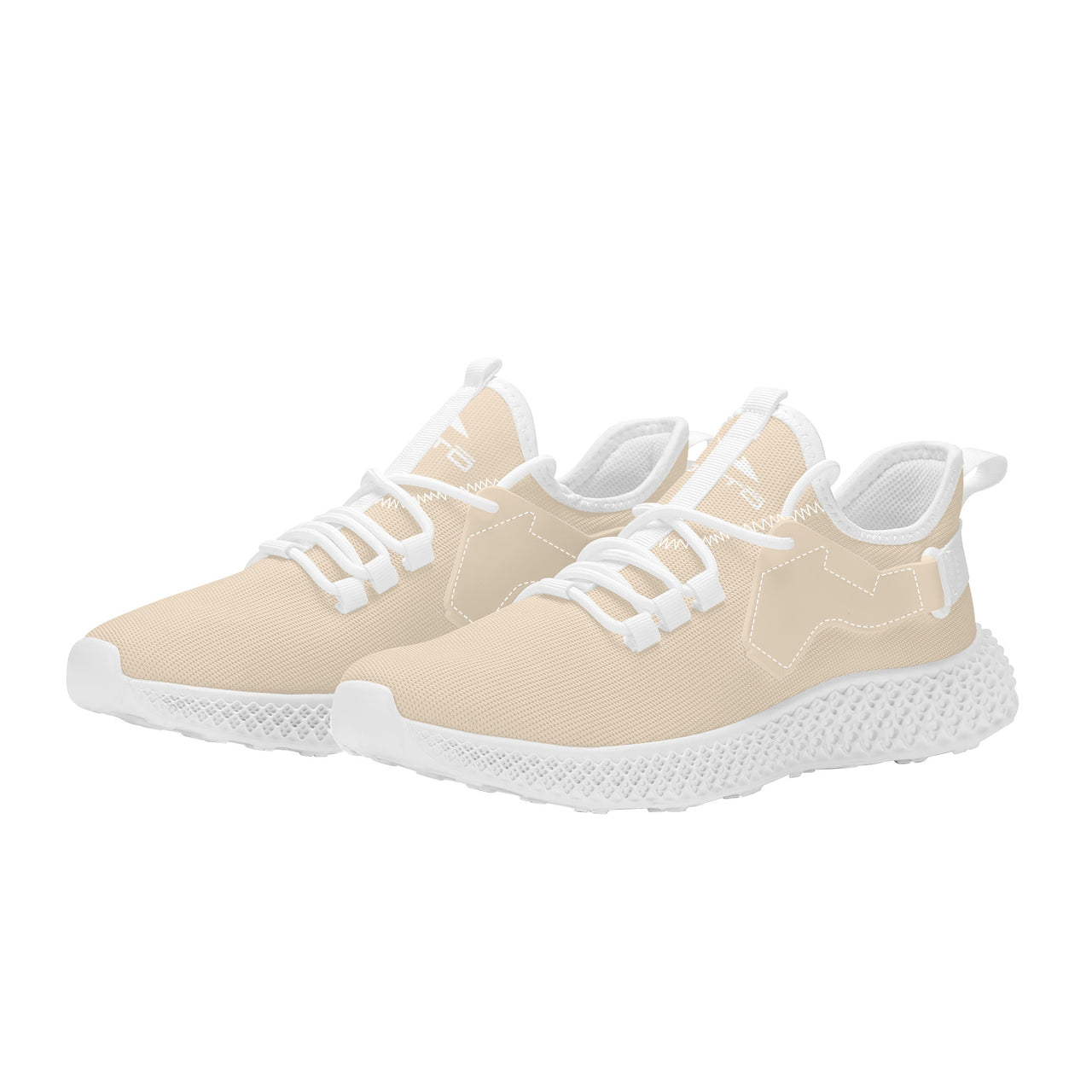 OOTO - DASH EN WHITE - LIGHT PEACH - New Arrival Mesh Knit Shoes - 1 COLOR -