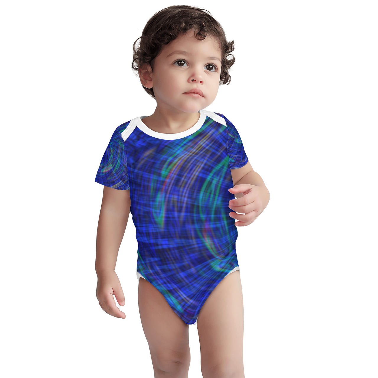 OOTO - PLASMATIC POOL - HC_C3  Short Sleeve Baby One-Piece - 5 SIZES -