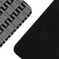 Thumbnail for OOTO - Yoga Mat - Steel grate Grey weave on Black -