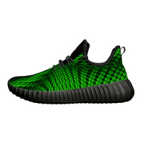 Thumbnail for OOTO - GREEN STRETCH - Mesh Knit Sneakers - Black soles - 1 COLOR -